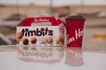 Tim Hortons Timbits donuts and coffee
