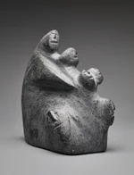 Family by sculptor Lucy Tasseor Tutsweetok