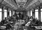 The saloon car on the Orient express