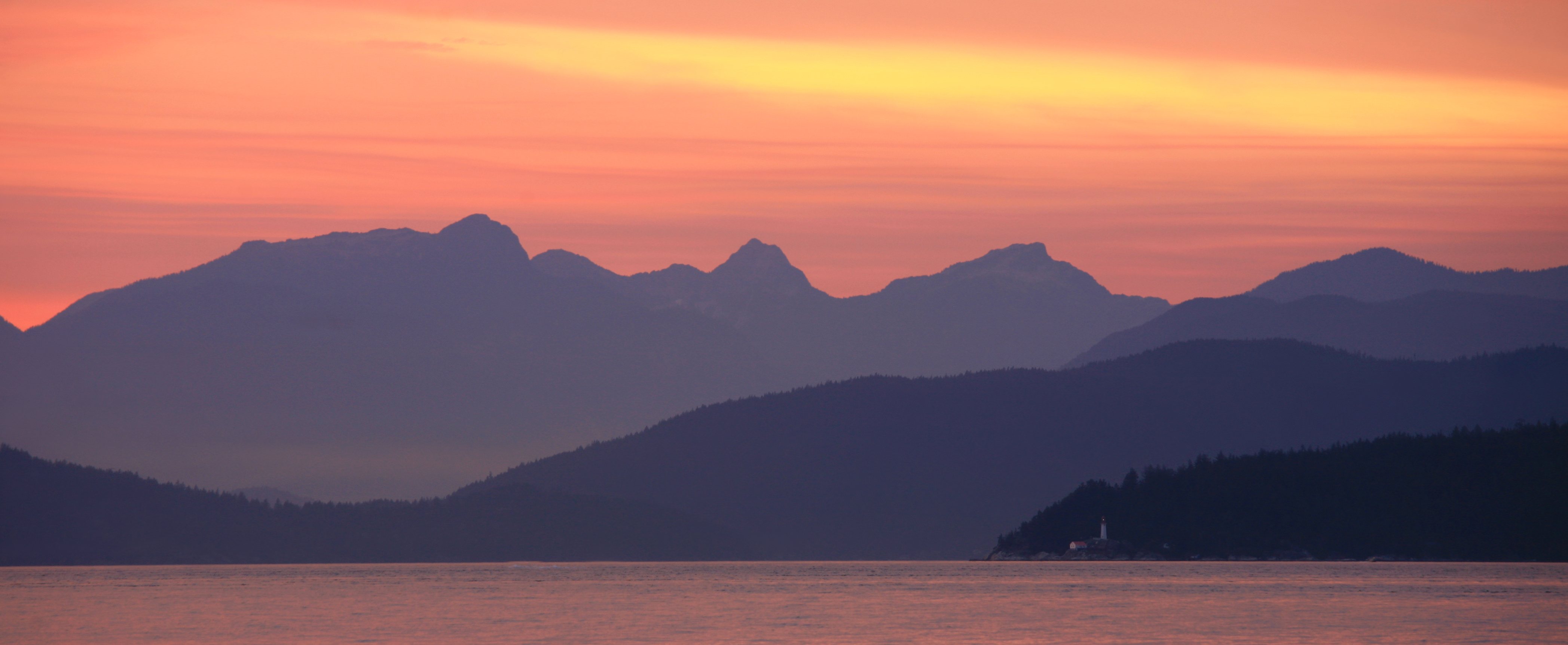 Sunset over English Bay