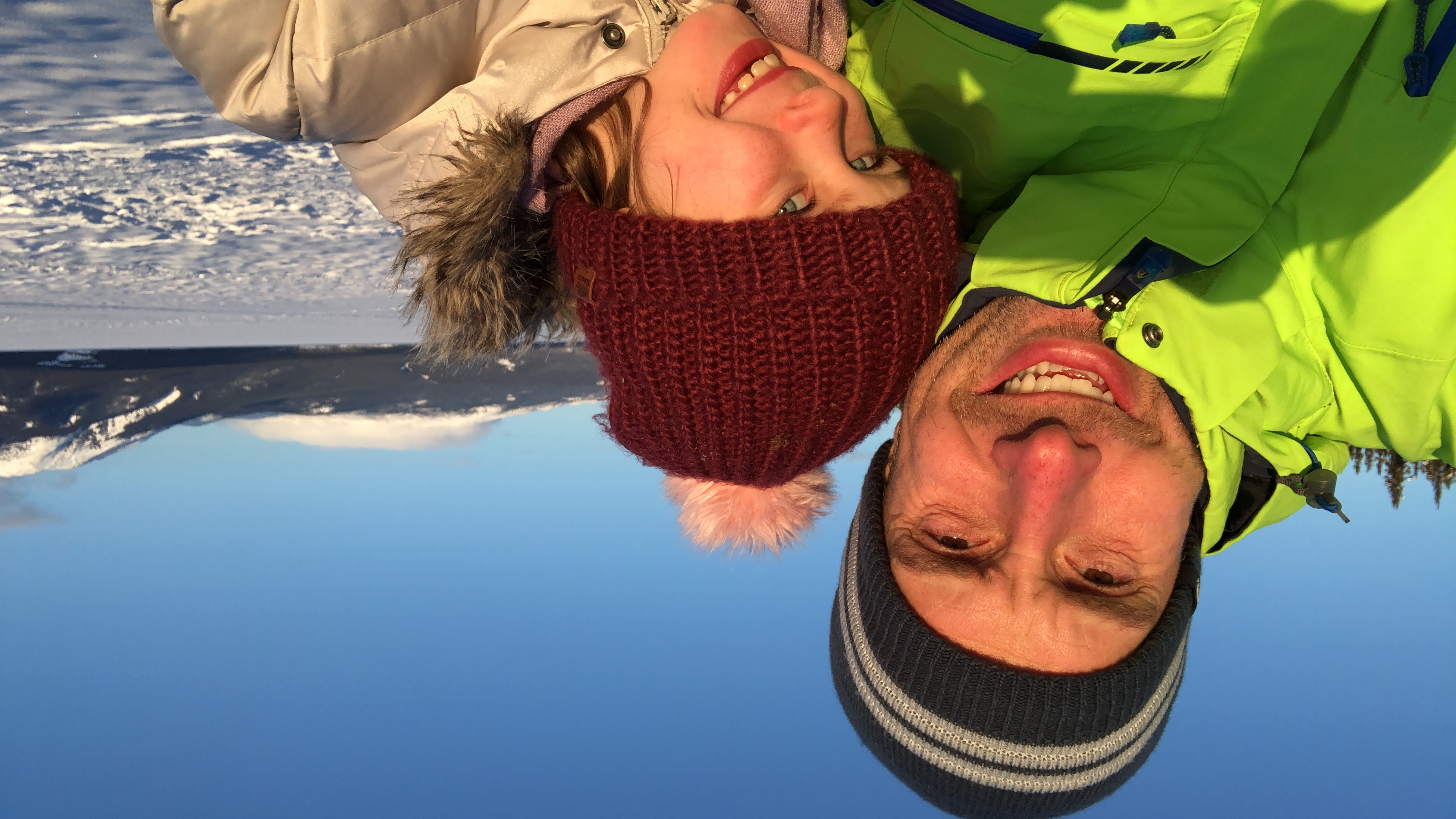 Torsten Eder and his daughter in the Yukon