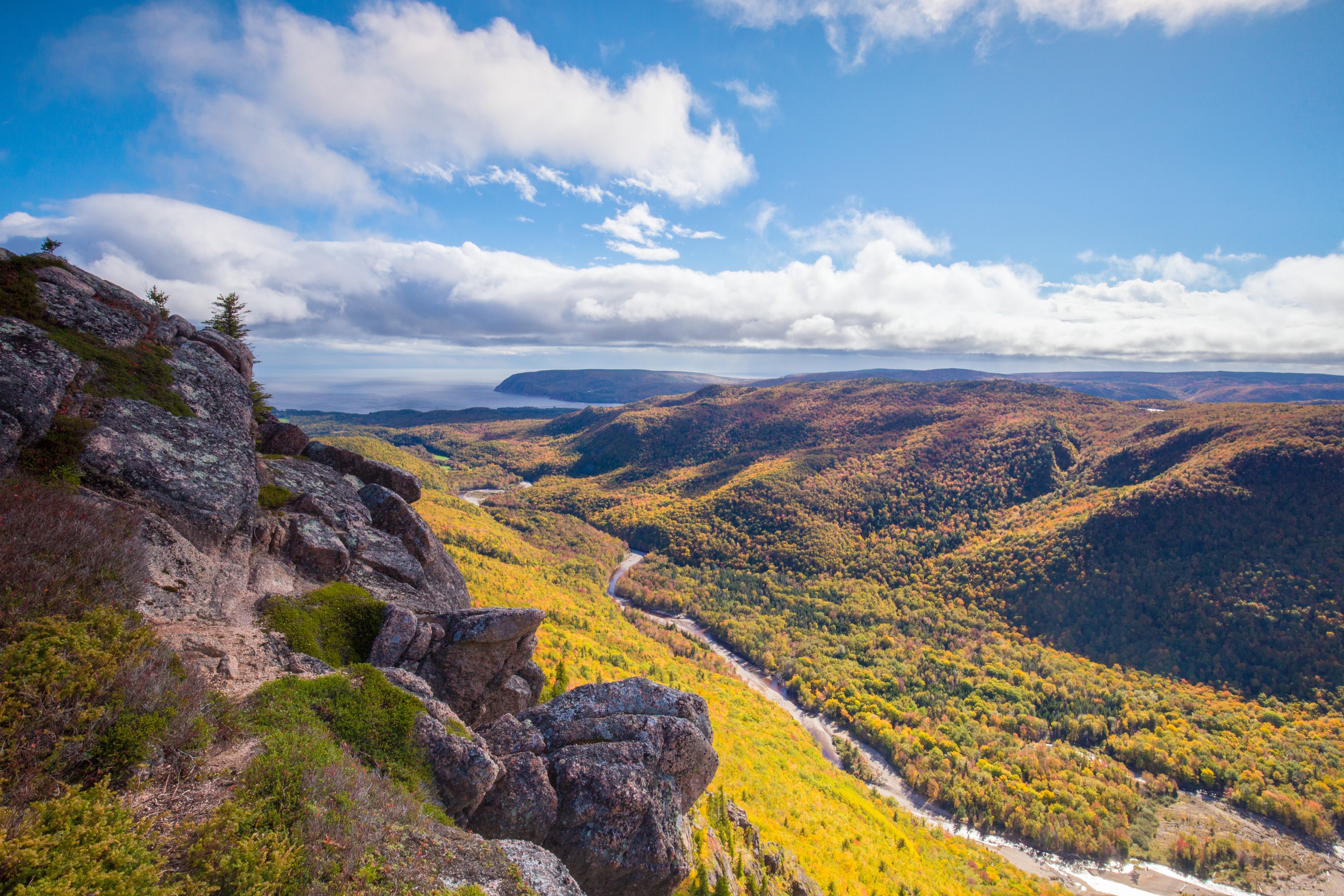 A view of Franey Trail in Cape Breton Highlands National Park