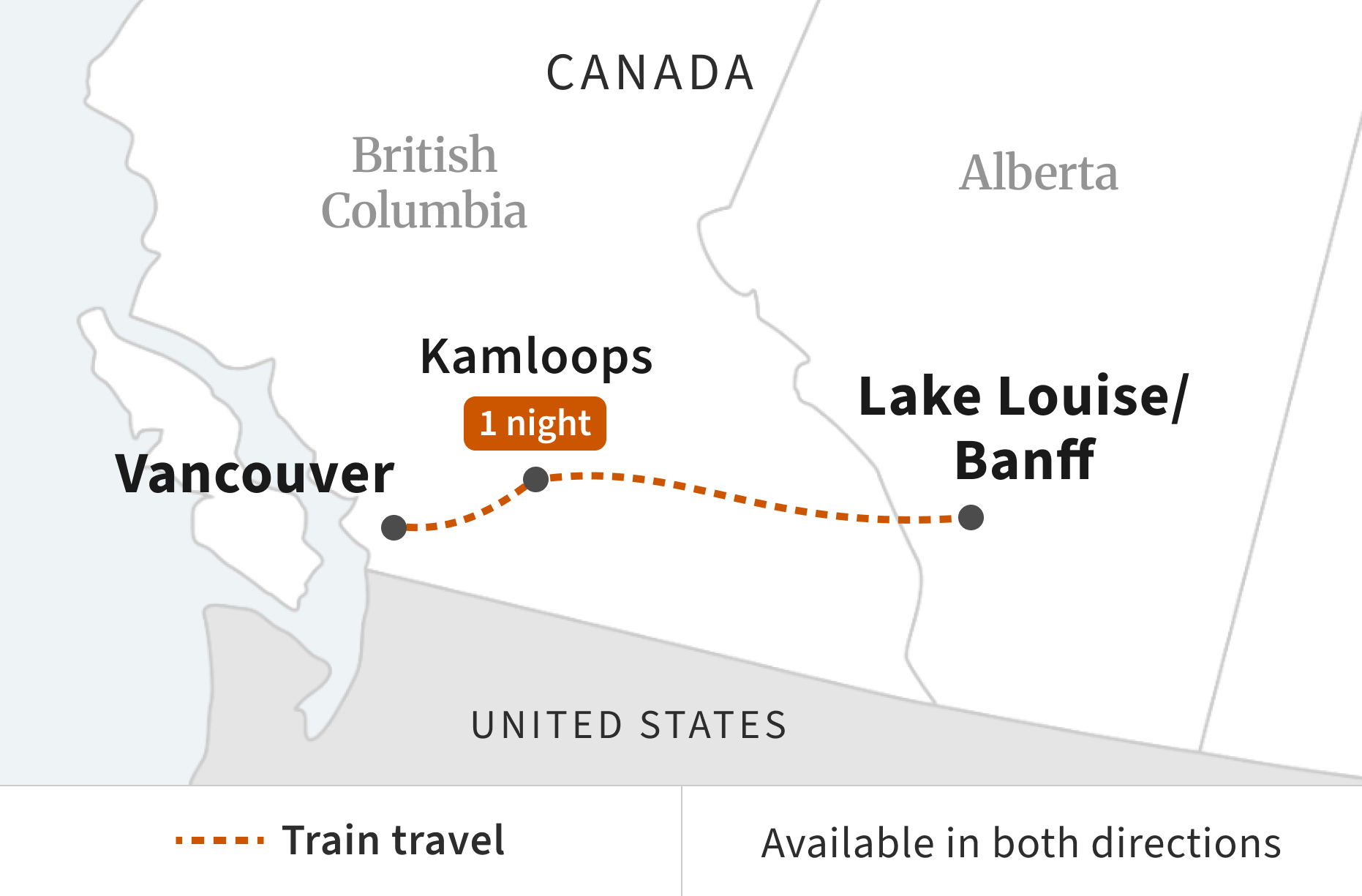 RMR First Passage to the West