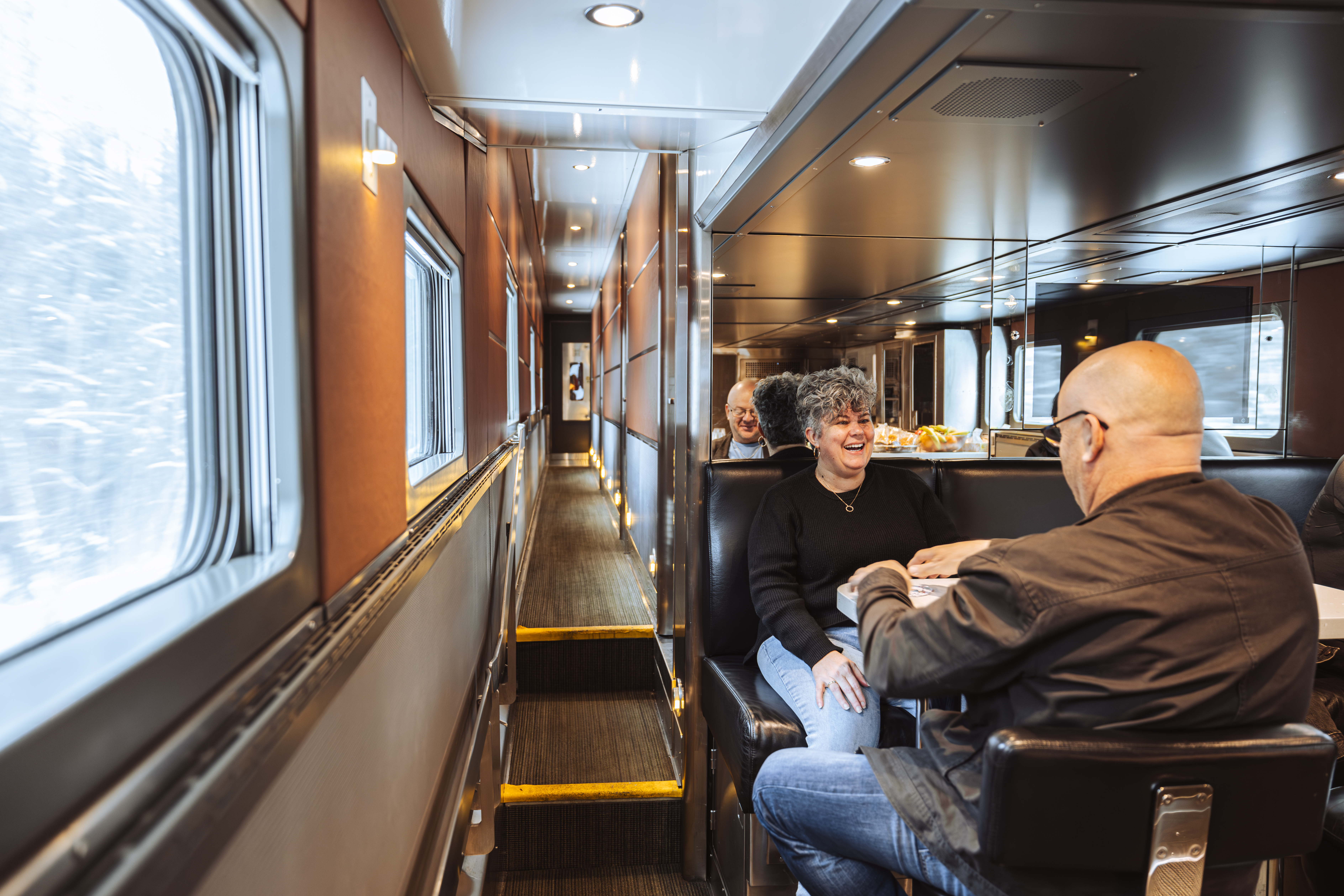 Wildlife from the viewing cars on The Canadian Train