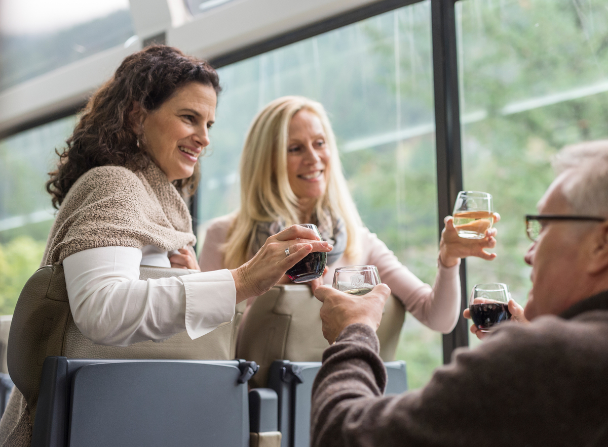 Rocky Mountaineer Silver Leaf Service on a Vancouver train trip 