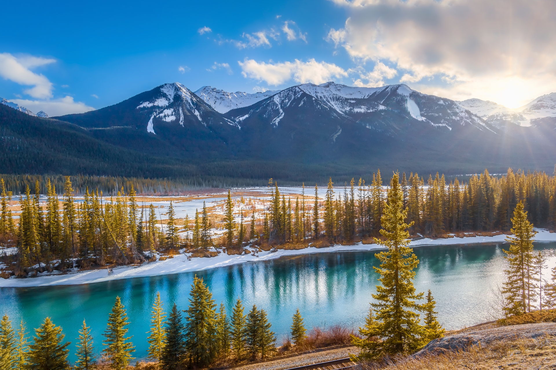 Spring in the Rockies on a Western rail tour 