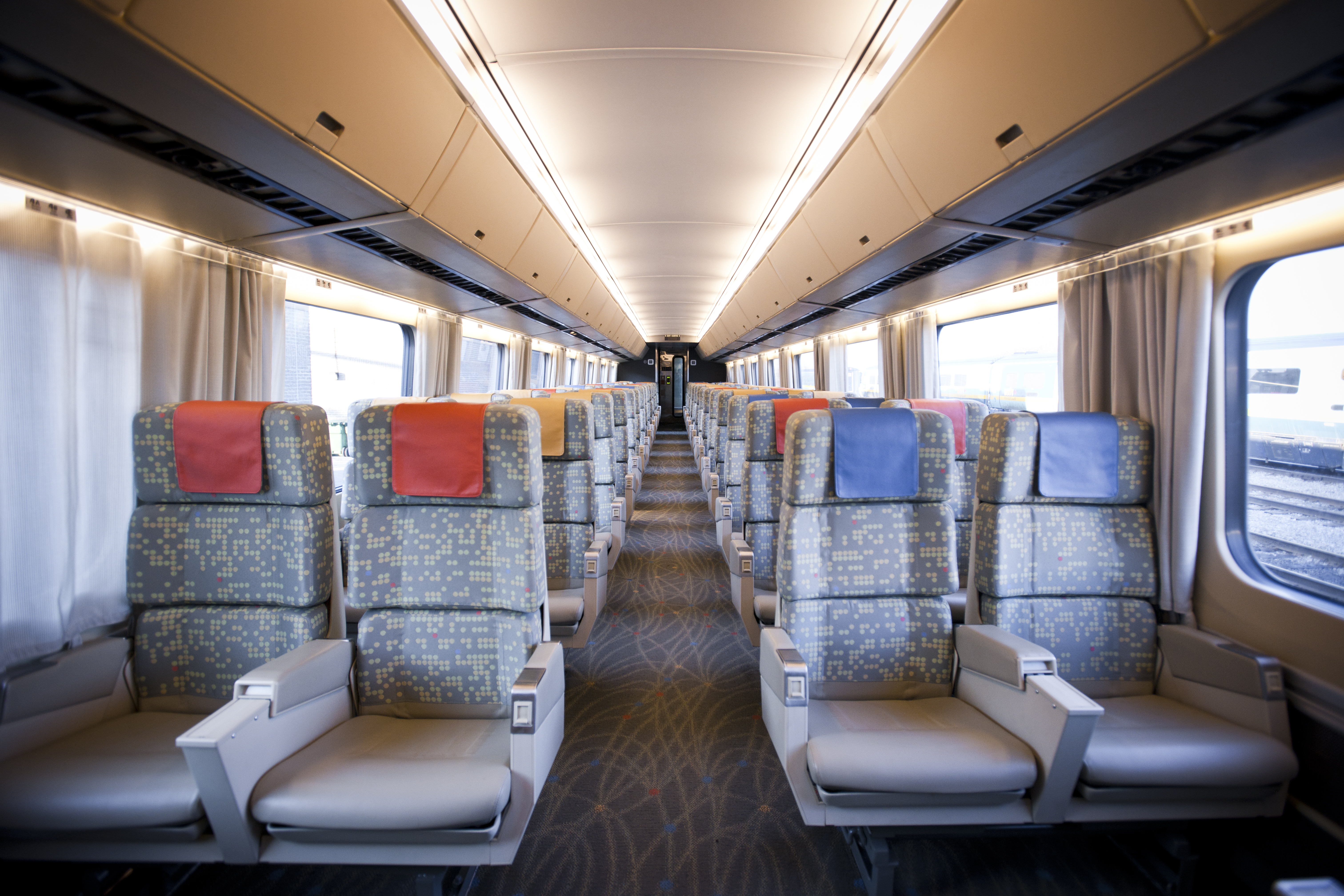 Economy class on the Canadian train 