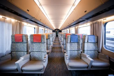 Economy class on the Canadian train