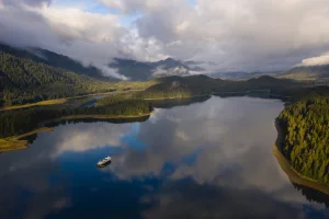 Cruise embarkation from Sitka, Alaska