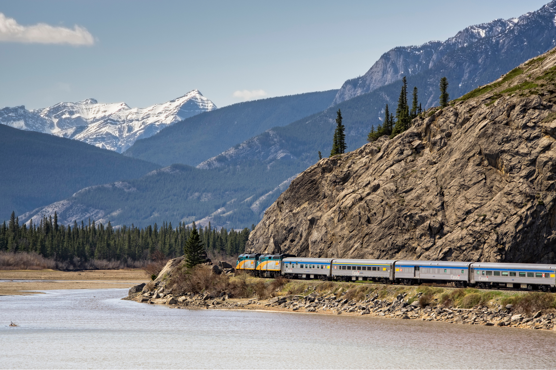 Train across Canada on Via Rail