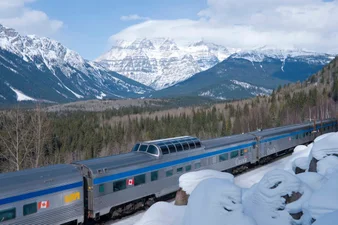 VIA Rail's the Canadian, a train that travels from Vancouver to Toronto.