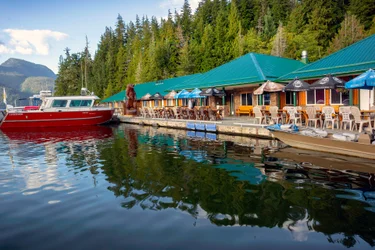 Knight Inlet Lodge is a wilderness lodge for wildlife and bear viewing
