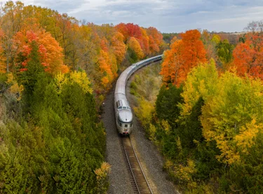 Best fall train rides in Canada
