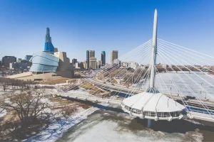 Depart from Winnipeg