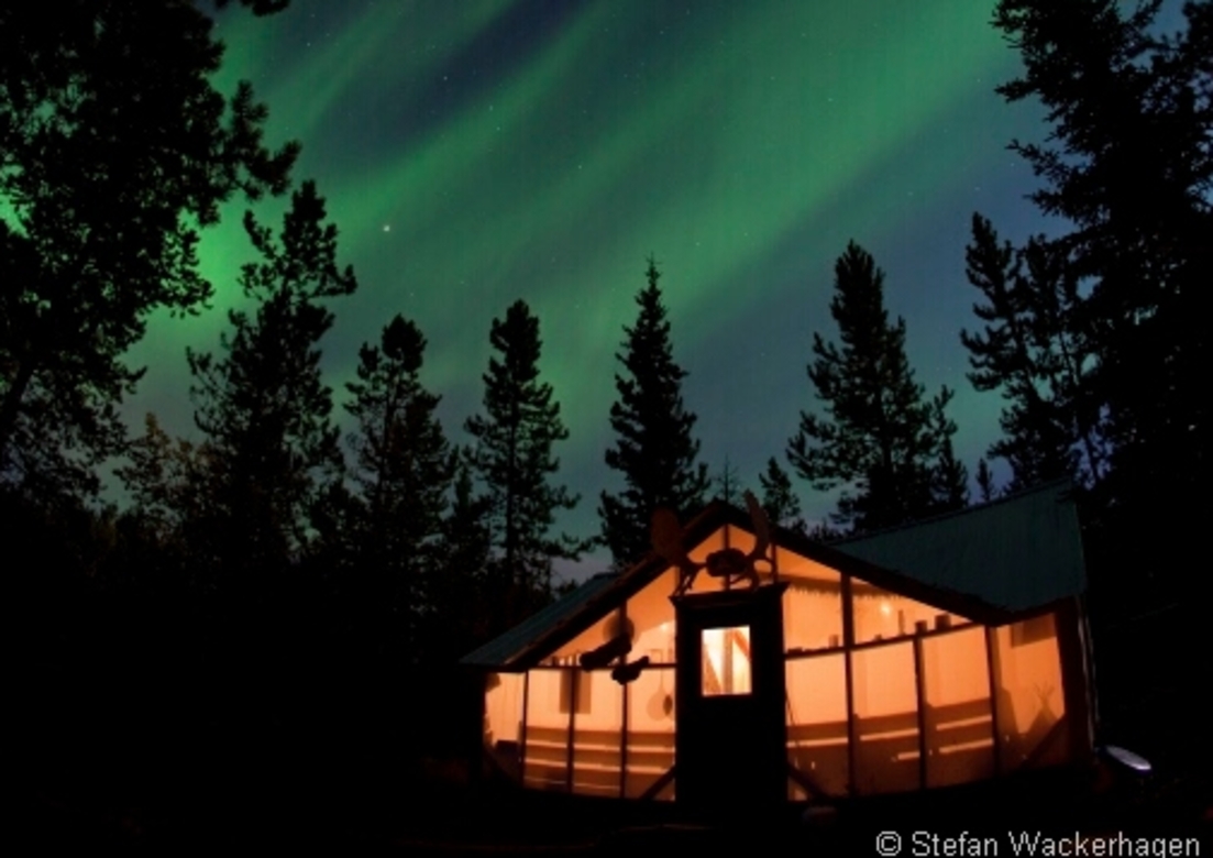 Cozy accommodations while viewing the Northern Lights