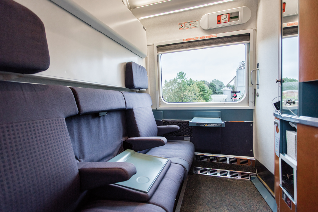 Sleeper Plus is a class on the Ocean train, a train to Quebec City