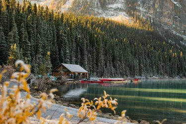 Enjoying Lake Louise and Transfer to Banff