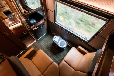 Canadian train Prestige-class cabin