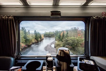 VIA Rail to Miramichi, then travel to Moncton