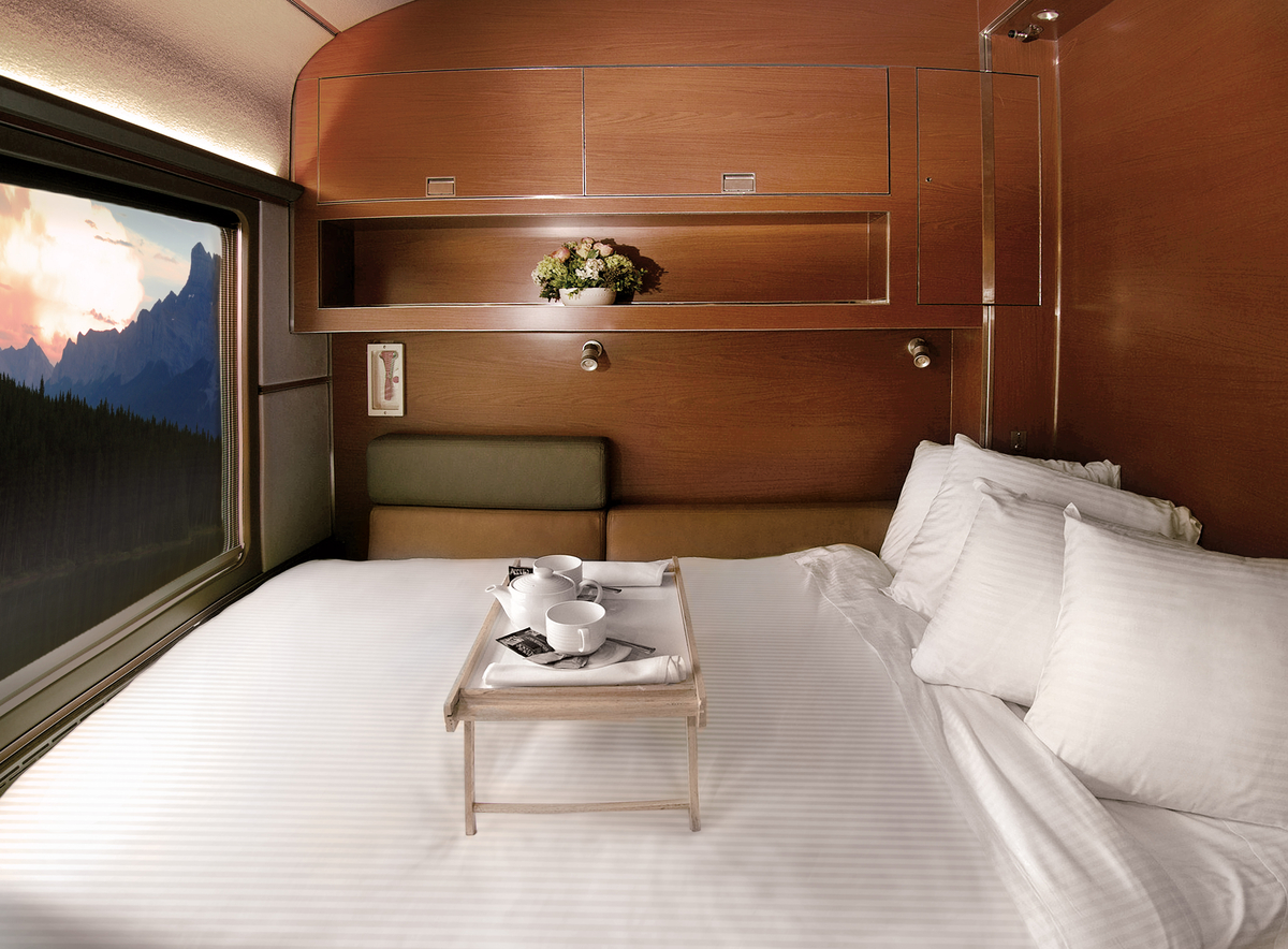 Prestige luxury train cabin is almost 50% bigger than Sleeper Plus