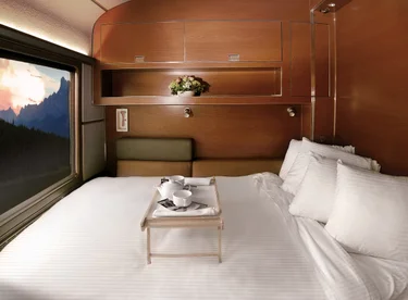 Prestige luxury train cabin is almost 50% bigger than Sleeper Plus