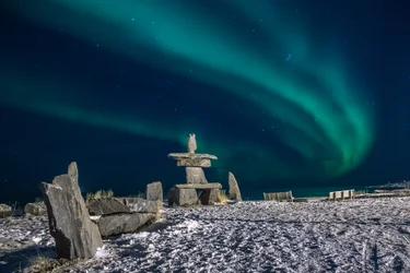 Polar light by Hudson Bay, Churchill, Manitoba, CA. Early November, 2013