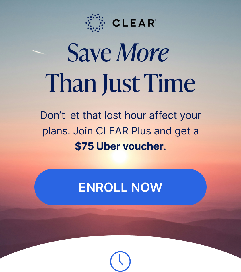 Take Your Time Back with CLEAR⏰ Clear