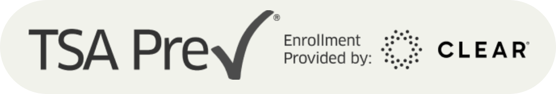TSA PreCheck Enrollement Provided By CLEAR Logo