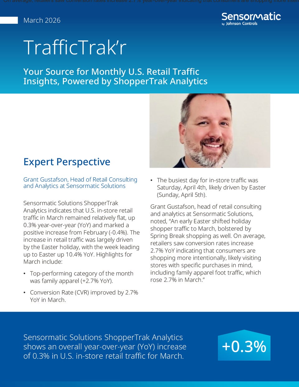 cover of March 2026 traffictrakr report