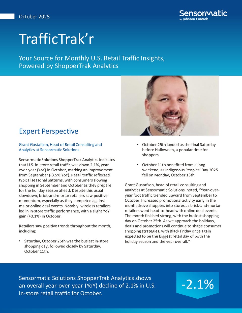 cover of October 2025 traffictrakr report