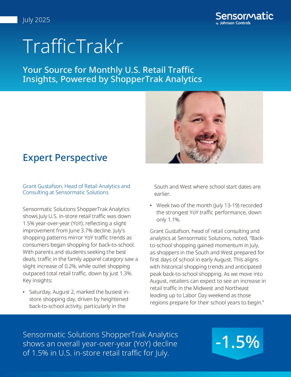 cover of July 2025 traffictrakr report