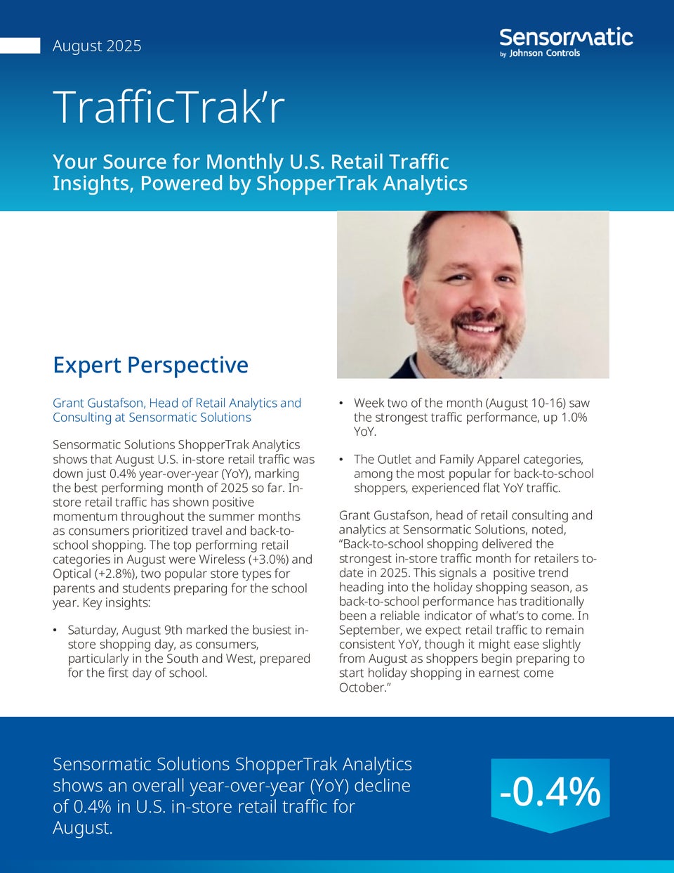 cover of August 2025 traffictrakr report