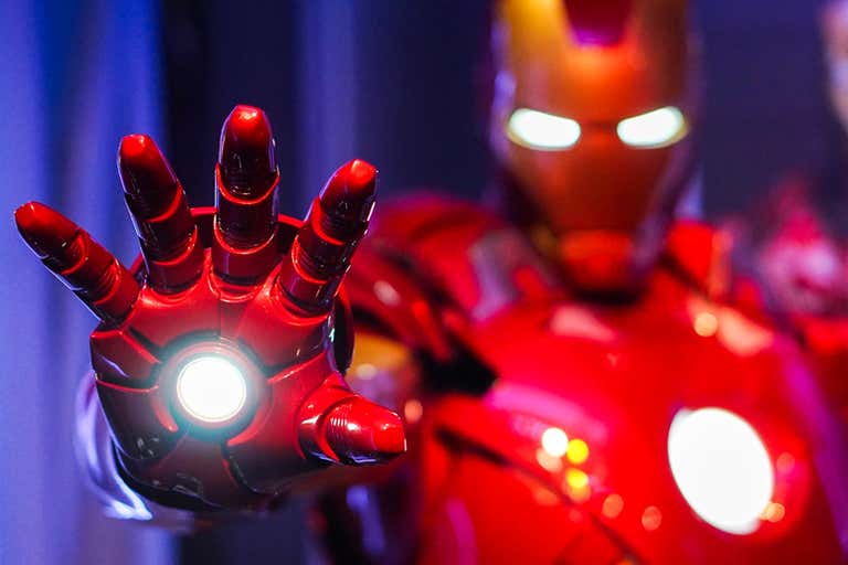 Pose with superheroes at Madame Tussauds