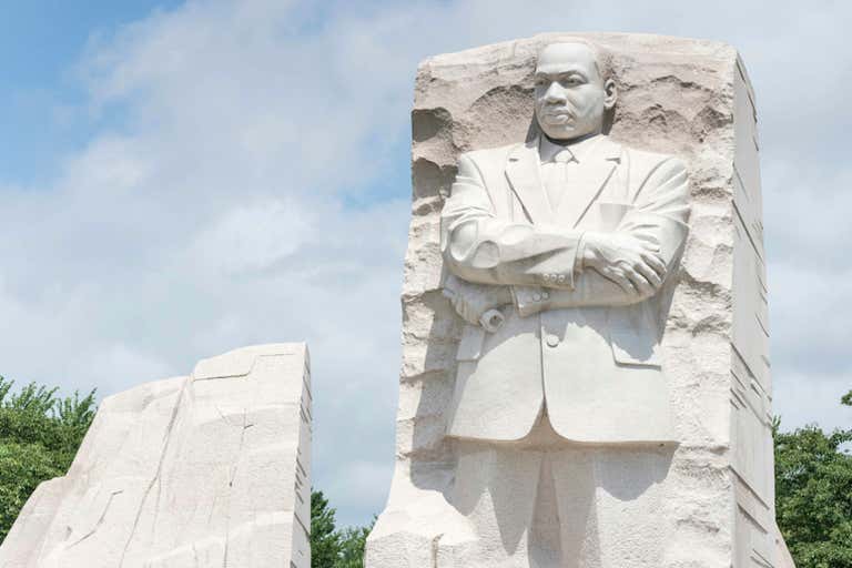 A historical site in Washington: the Martin Luther King Jr. Memorial