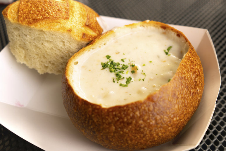 Clam Chowder Bread Bowl