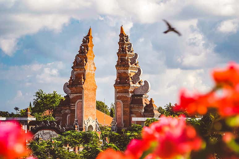 A monument in Bali, Indonesia