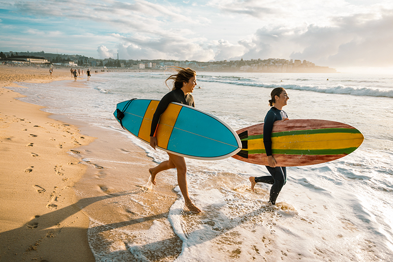 Surfing in Australia