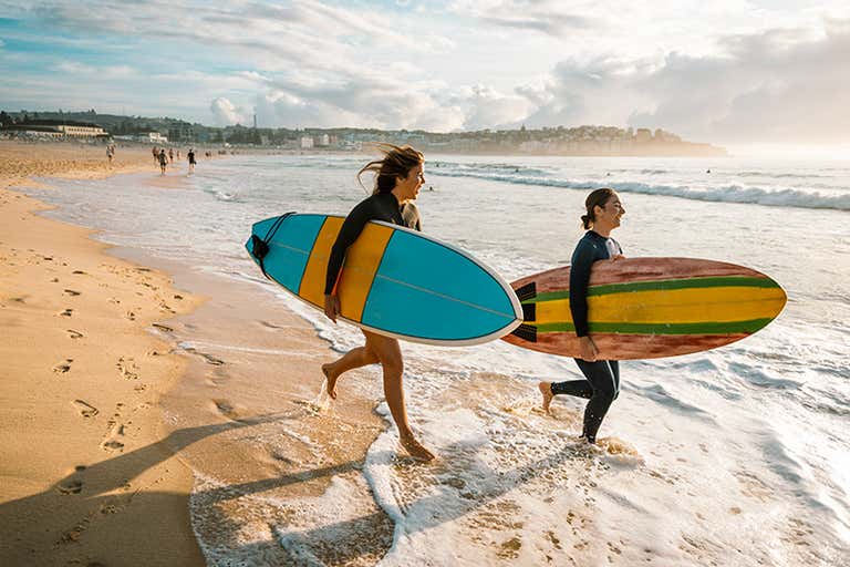 Surfing in Australia
