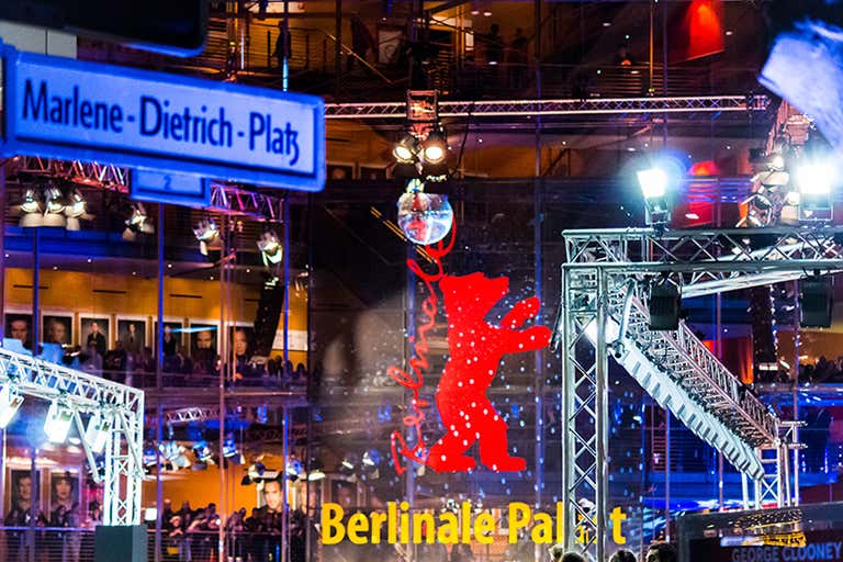 Berlinale Palast at Marlene-Dietrich-Platz during the Berlin Film Festival in February.