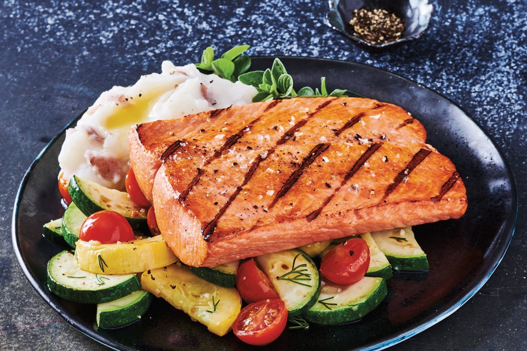 Wild Alaska Sockeye Salmon Portions, 8 oz, Skinless, PBO, Vac Pac 