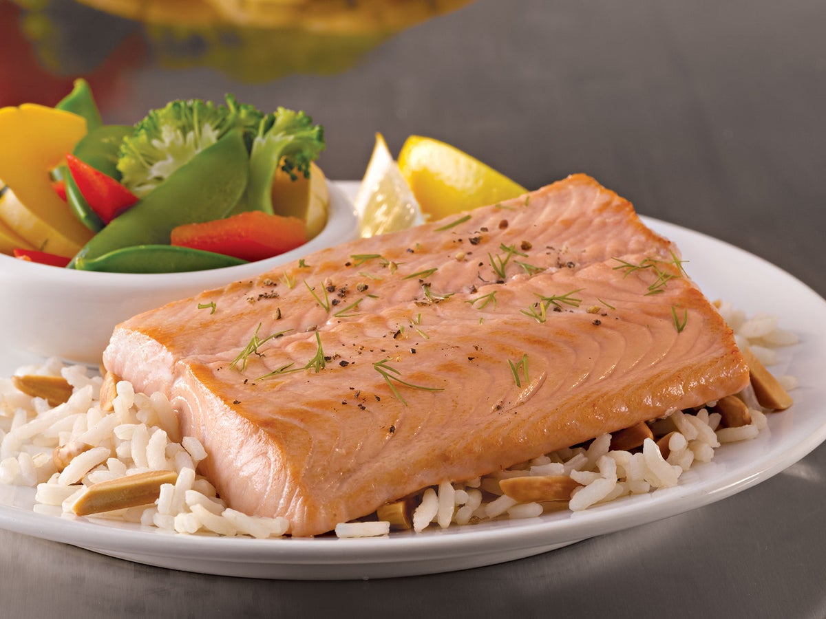 Wild Alaska Pink Salmon Loins, 3 oz, Skinless, PBO 