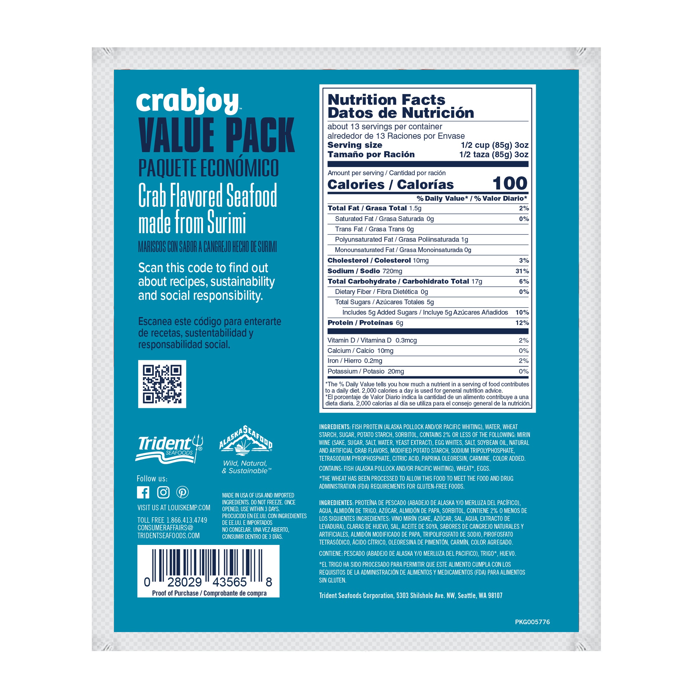 Crabjoy Flake® Style (Twin Pack) slide 1