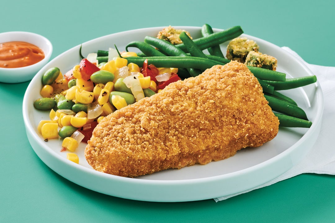 Wild Alaska Pollock Cornmeal Breaded Whole Grain Wedge 3.6 oz