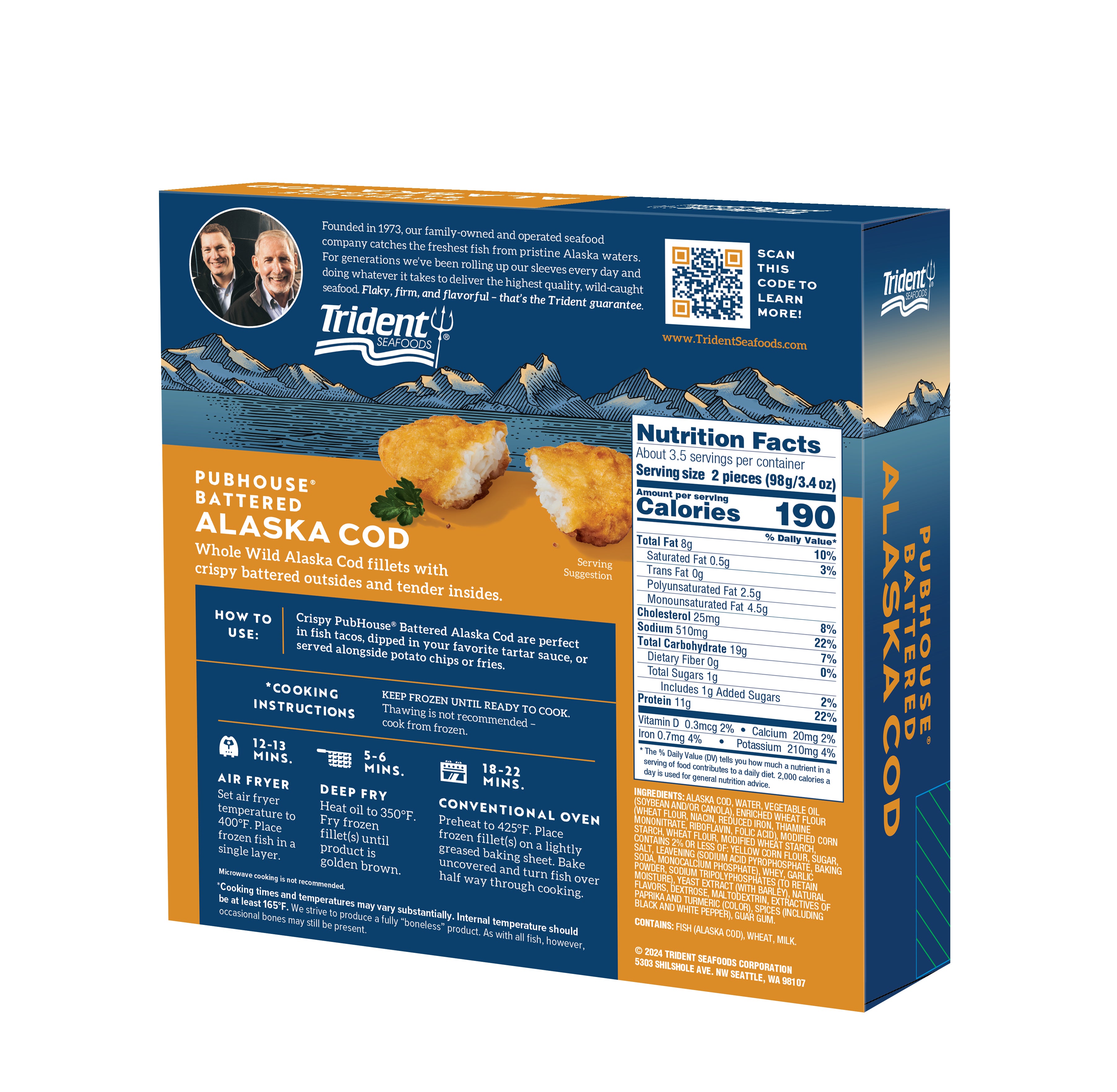 PubHouse® Battered Alaska Cod slide 1