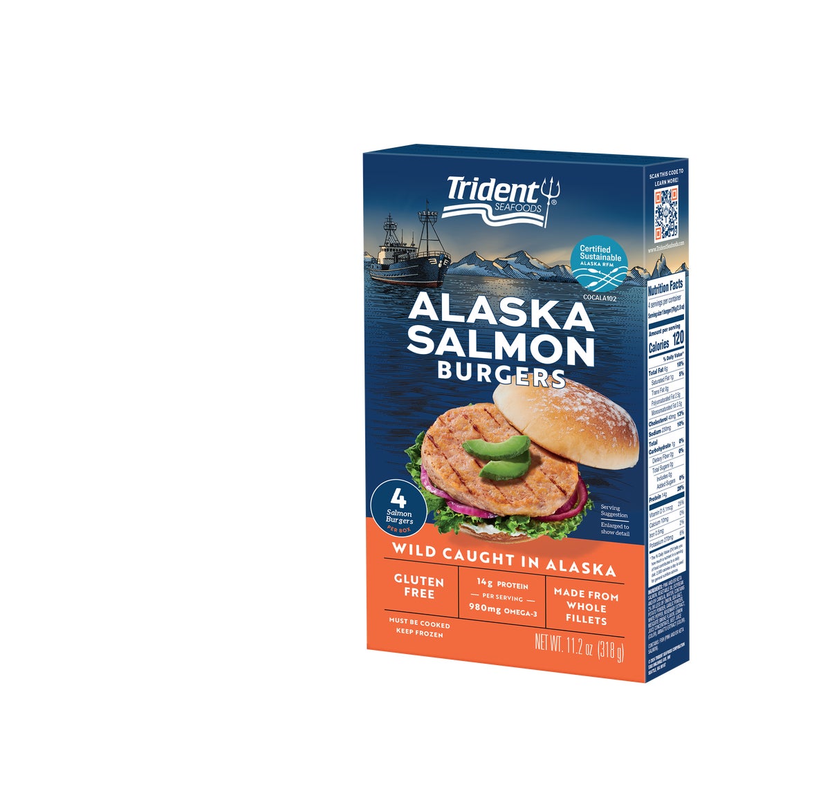 Alaska Salmon Burgers