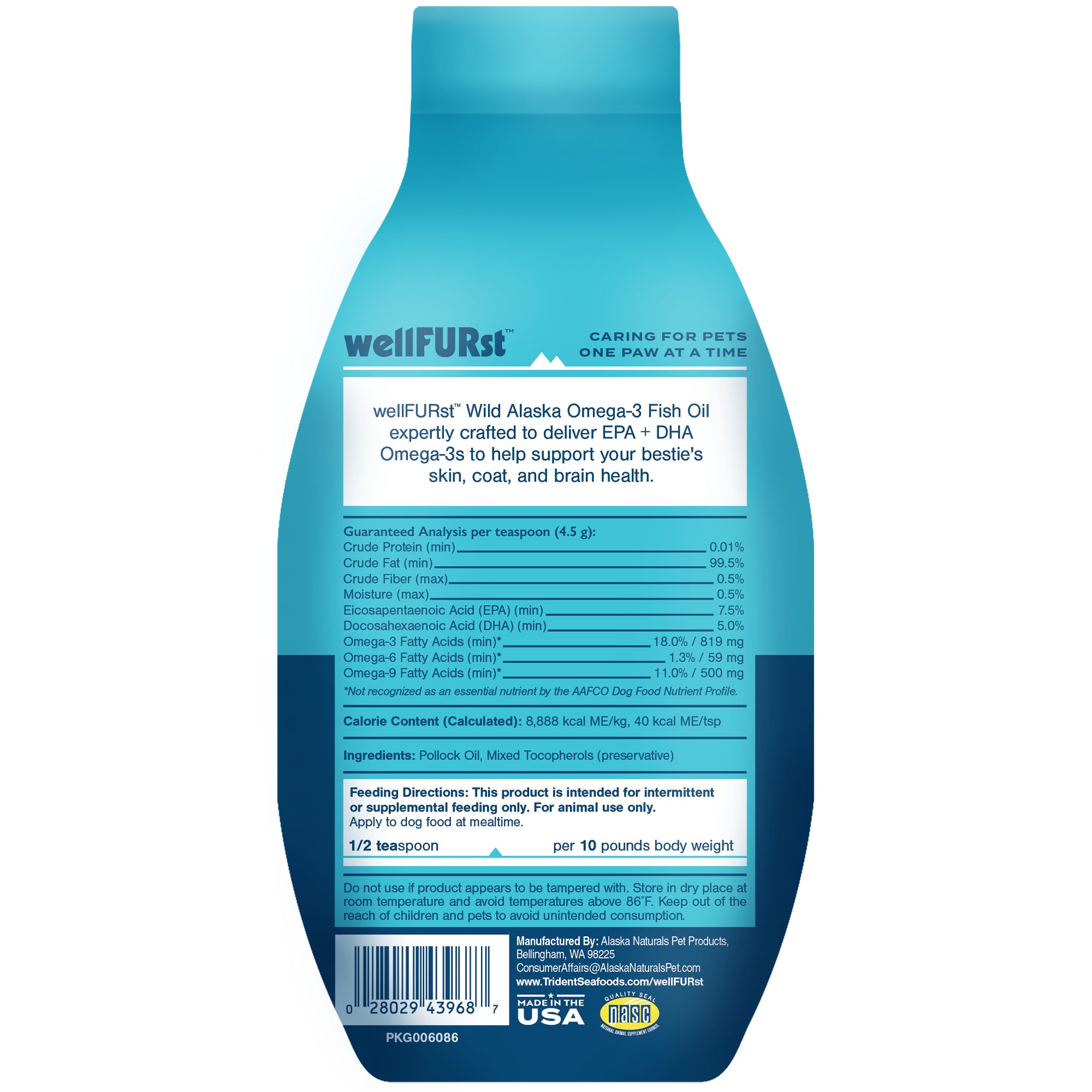 Wild Alaska Omega-3 Fish Oil for Dogs  slide 1