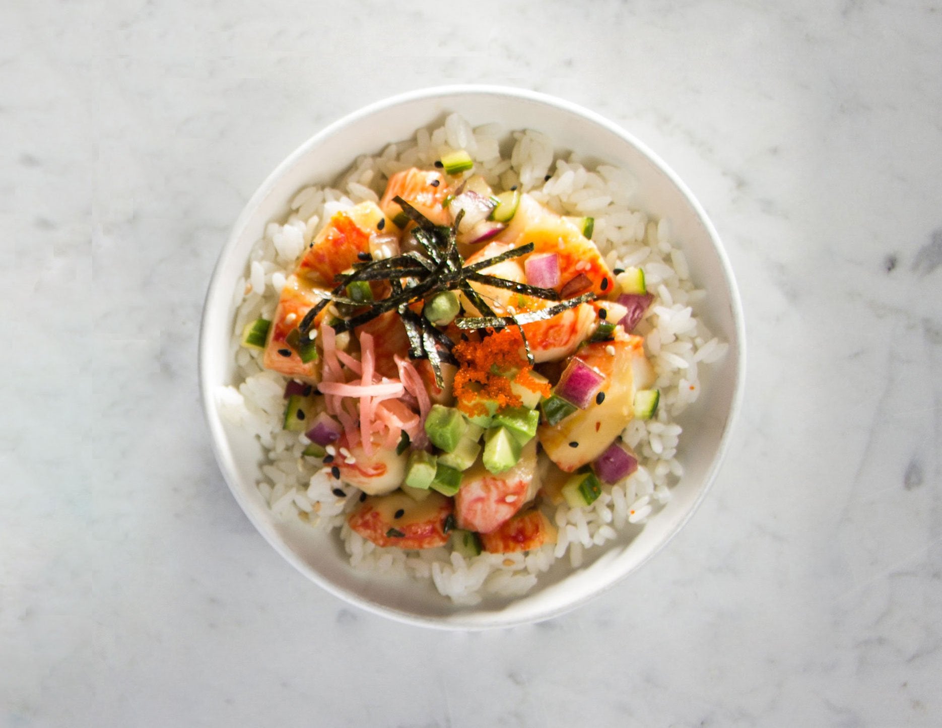 California Roll Surimi Poke