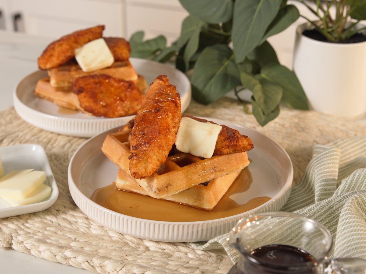 Crispy Fish and Waffles 