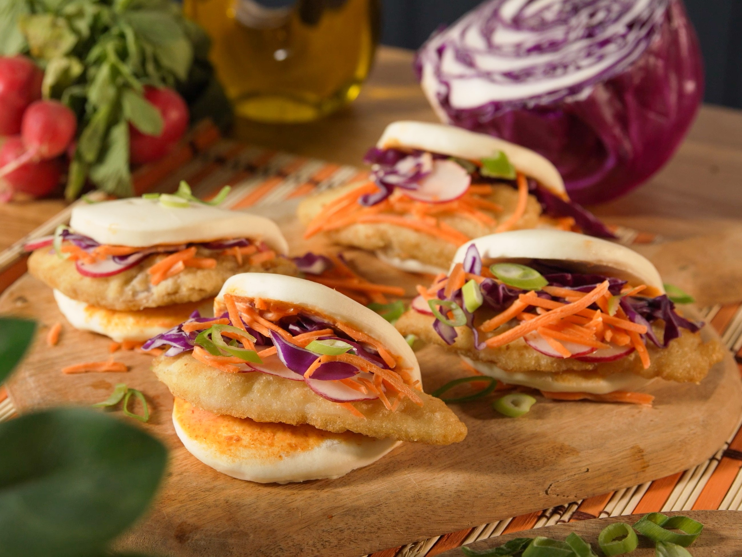 Beer Battered Cod Bao | Recipes | Trident Seafoods