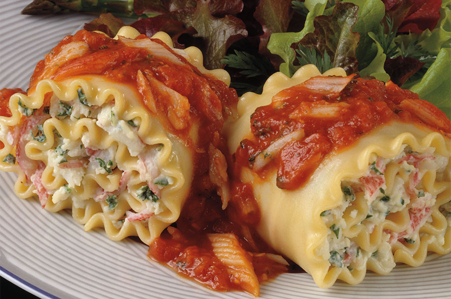 Seafood Lasagna Roll-ups | Louis Kemp | Recipes | Trident Seafoods